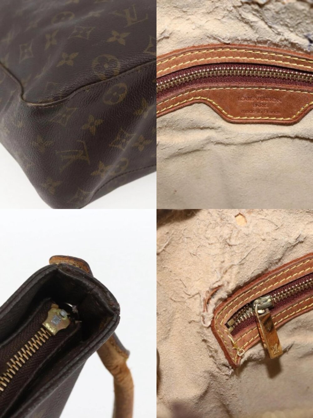 LOUIS VUITTON Monogram Looping GM Shoulder Bag M51145 LV Auth 170226 - Picture 15 of 15